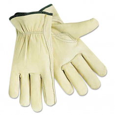 MCR SAFETY 3211XL, XL REG. GRADE DRIVERS GLOVE GRAIN LEATHER-KEY